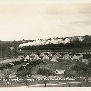 14th U. S. Calvary Camp, Fox River Grove, Ill