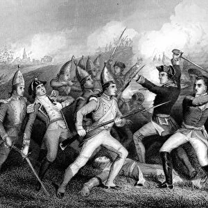 American War of Independence. Battle of Bennington, 16 August 1777. British defeated