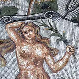 Astral sign mosaic in Galleria Umberto