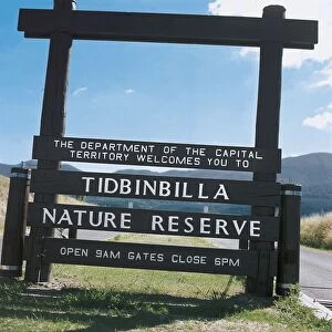 Australia, Tidbinbilla Nature Reserve, created for protection of koala bears