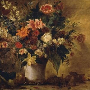 Austria, Vienna, Flowers and Fruit, oil on canvas