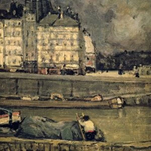 The Banks of the Seine in Paris. Morrice James Wilson (1865-1924) Canadian Post-Impressionist