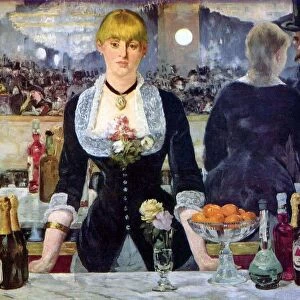 Bar at the Folies Bergere, 1882, the artists last major work. Oil on canvas