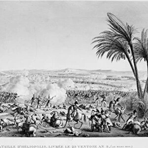 Battle of Heliopolis, Egypt, 20 March 1800. French under Jean-Baptiste Kleber defeated