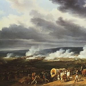 Battle of Jemappes 6 November 1792. Engagement between France and Austria. French