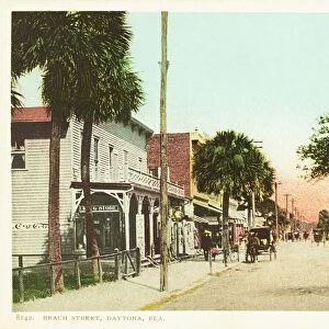 Beach Street, Daytona, Fla. Postcard. 1904, Beach Street, Daytona, Fla. Postcard