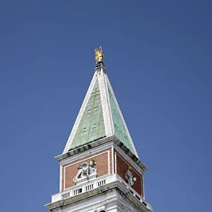 Bell tower of St Marks in Venice