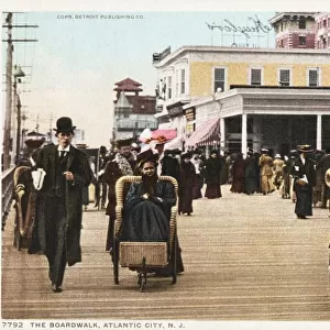 The Boardwalk, Atlantic City, N. J. Postcard. The Boardwalk, Atlantic City, N. J. Postcard