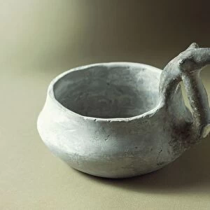 Bowl with zoomorphic handle, from Montecchio Emilia, Reggio Emilia Province, Italy