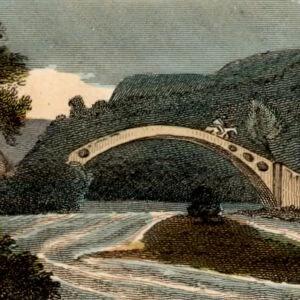 Bridge over the River Taff at Pontypridd, Wales, built by William Edwards at his