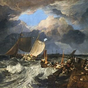 Calais Pier: an English packet boat arriving, 1803: Joseph Mallord Willliam Turner