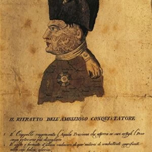 Caricature of Napoleon Bonaparte