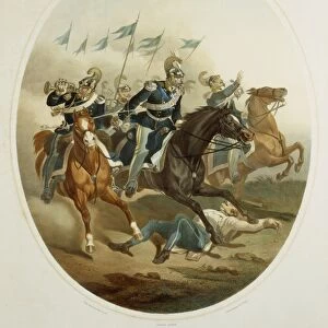 Charge of Genoa Cavalry, 1866
