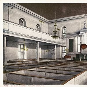 Christ Church, Alexandria, VA Postcard. ca. 1903, Christ Church, Alexandria, VA Postcard