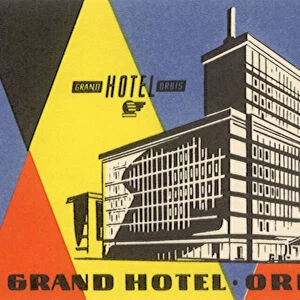 against classic classical field grand hotel illustration