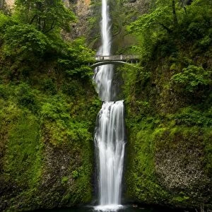 Columbia River Gorge National Scenic Area shows Bridal Veil Water Fall