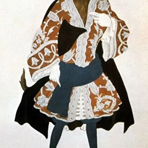 Costume design by Leon Bakst (1866-1924) Russian theatre and ballet designer, for