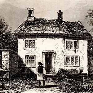 Cottage at Wrington in north Somerset near Bristol, England, the birthplace of John Locke