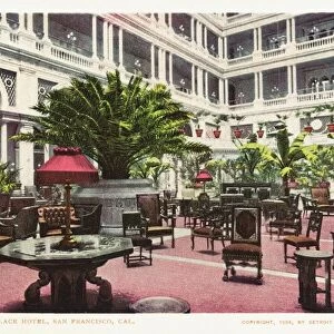 The Court, Palace Hotel, San Francisco, Cal. Postcard. 1904, The Court, Palace Hotel, San Francisco, Cal. Postcard