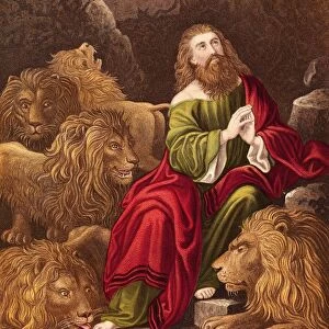 Daniel, one of four great Hebrew prophets, l cast into the Lions den by Nebuchadnezzar