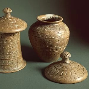 Decorated vases from Villanovan Culture