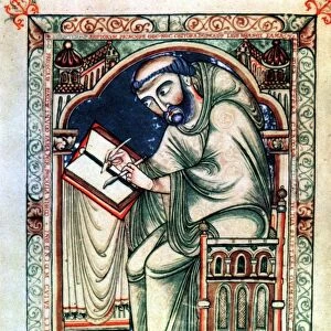Eadwine the Scribe. From Psalter written at Christ Church, Canterbury about middle