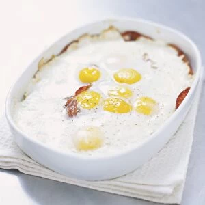 Eggs baked in the oven (uove al forno)