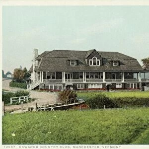 Ekwanok Country Club, Manchester, Vermont Postcard. ca. 1905-1939, Ekwanok Country Club, Manchester, Vermont Postcard
