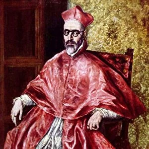 El Greco (1541-1614) Greek painter, Portrait of Don Fernando Nino de Guevara Cardinal