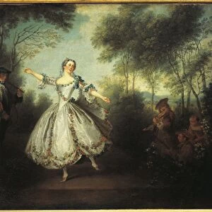 France, Nantes, Portrait of the dancer Marie Anne de Cupis de Camargo