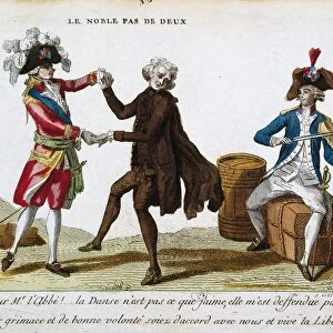 France, Paris, Caricature of three orders