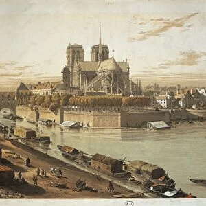 France, Paris, Cathedral of Notre-Dame de Paris