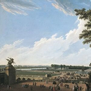 France, Paris, Champs-elysees by unknown artist, 1780