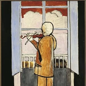 France, Paris, La Violiniste a la Fenetre (The Violinist at the Window), painting