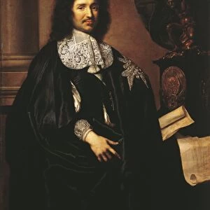 France, Versailles, Portrait of Jean-Baptiste Colbert