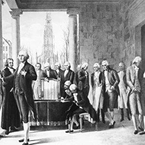 George Washingtons Inauguration, 1789