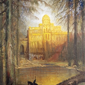 Germany, Bayreuth, Scenic design for Parsifal by Richard Wagner