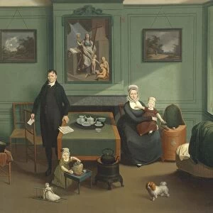 Germany, cologne, Family Group, circa 1810