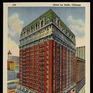 Hotel La Salle in Chicago. ca. 1938, Chicago, Illinois, USA, Hotel La Salle in Chicago