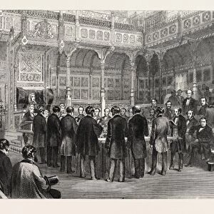 The House of Commons: Swearing-In of the Members, London, Uk, 1857