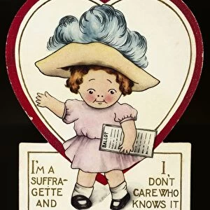 I m a Suffragette Postcard. ca. 1909-1920, I m a Suffragette Postcard