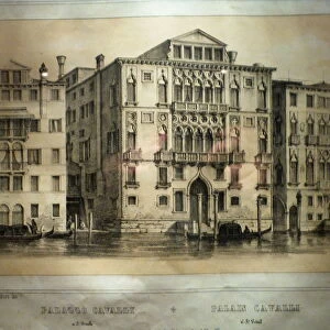 Illustration of the Palazzo Cavalli-Franchetti