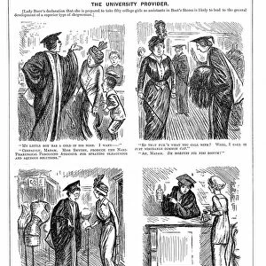 An improving result of university education for women. Cartoon from Punch, 14 September 1913