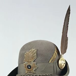 Italian alpine hat of Finance Police sergeant, 1938