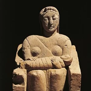 Italic civilizations, tufa votive offering dedicated to Mater Matuta, Italic Goddess of fertility
