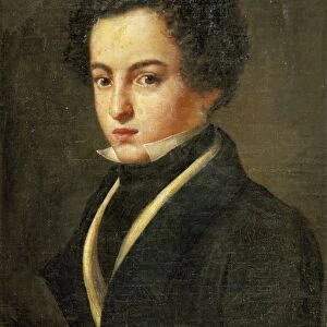 Italy, Catania, Portrait of Italian opera composer, Vincenzo Bellini