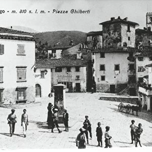 Italy, Florence, Pelago, Ghilberti Square, 20th century