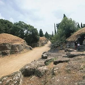 Italy, Latium Region, Cerveteri (Rome province), Etruscan necropolis