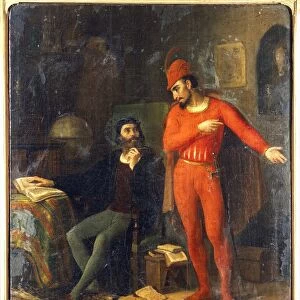Italy, Lombardy, cremona, Faust and Mephistopheles