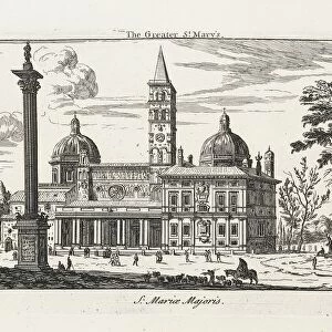 Italy, Rome. Basilica of Santa Maria Maggiore, engraving, 1776